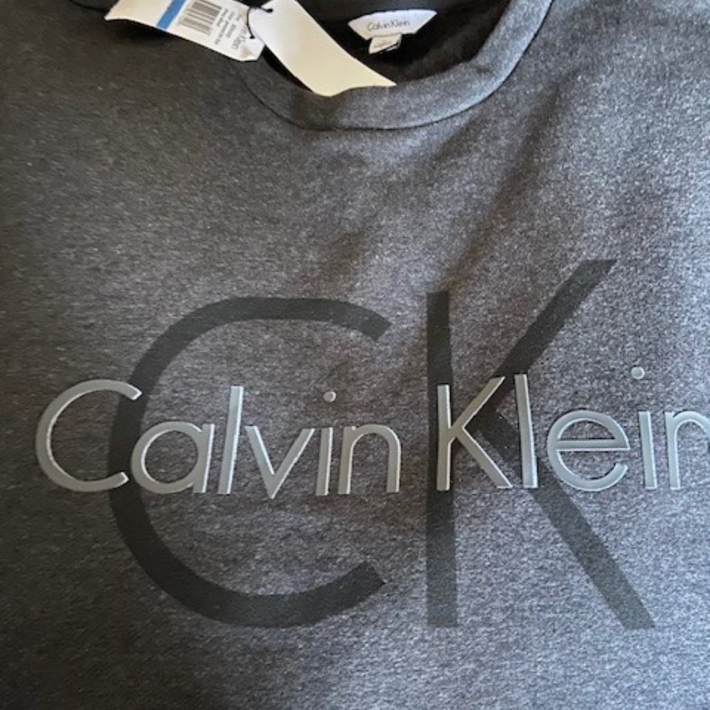 Men XL Calvin Klein Gray Sweat Shirt